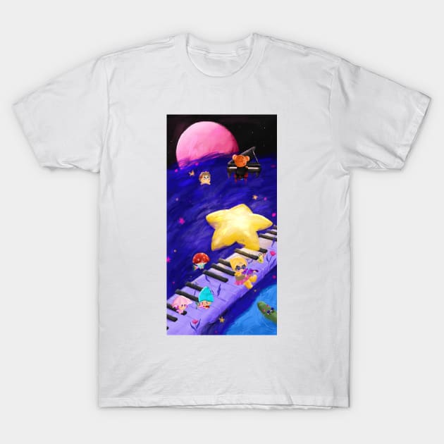 music world by jilooo T-Shirt by byjilooo